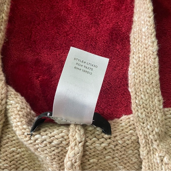 Lulus On Your List Beige Knit V-Neck Cropped Sweater Tank Size Small - Picture 7 of 8